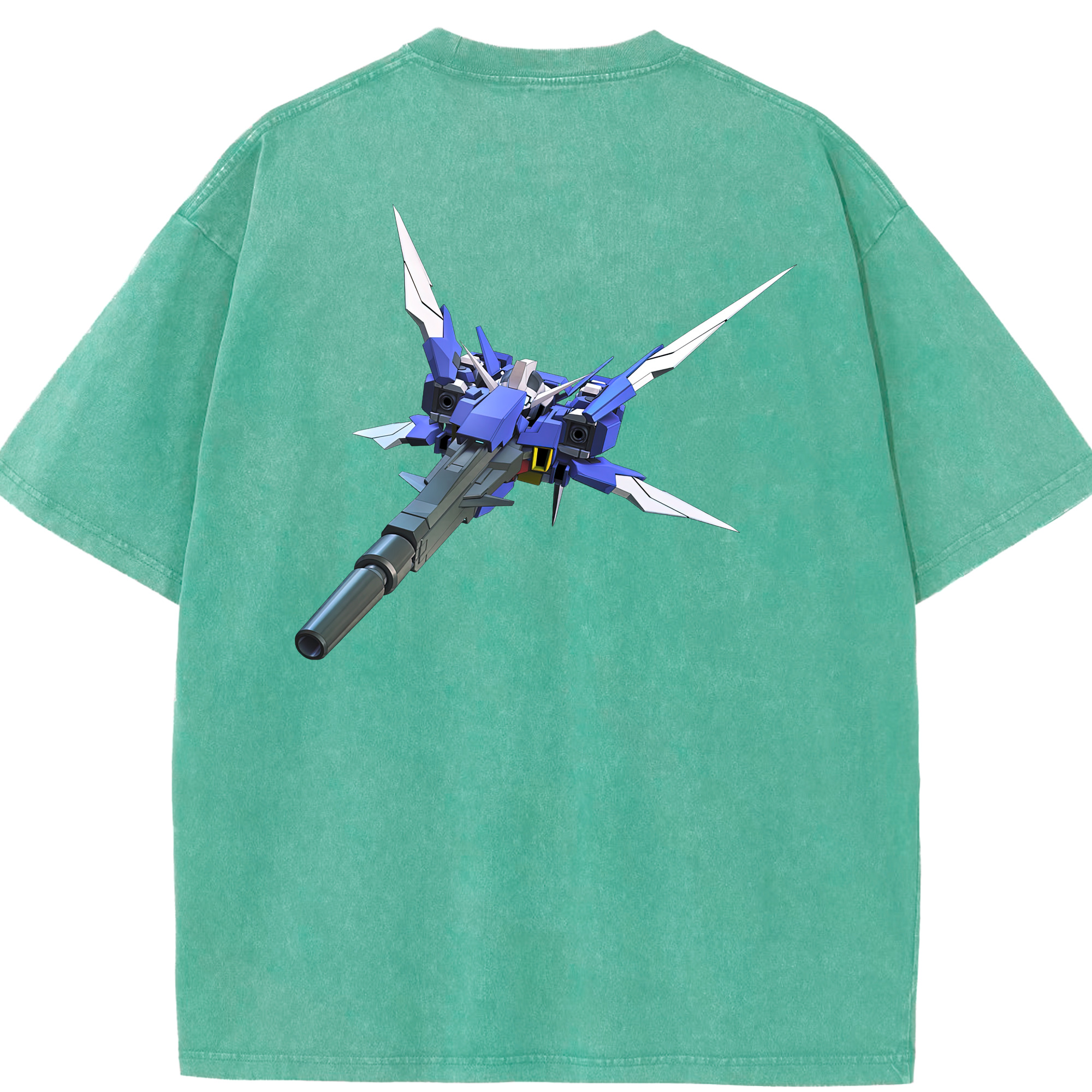 （画像用） 機動戦士ガンダム Mobile Suit Gundam 綿100% ヴィンテージ風 半袖Tシャツ（背面プリント）